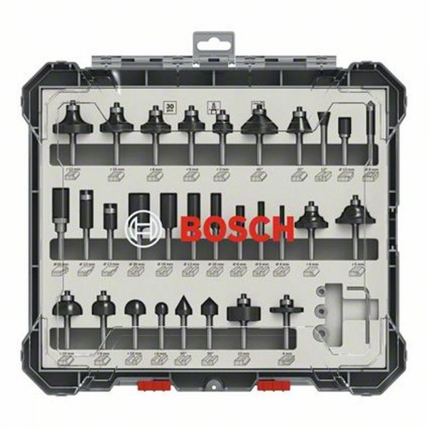 BOSCH SET GLODALA MIX 6mm WOOD 1/30