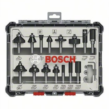 BOSCH SET GLODALA MIX 8mm WOOD 1/15