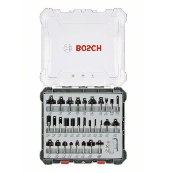 BOSCH Set raznih glodala, 30 komada, držač od 8 mm