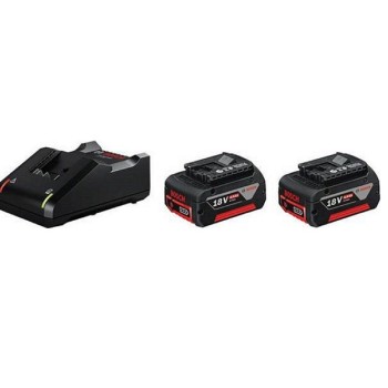 BOSCH Starter set 2 x baterija Bosch GBA 18V 4,0 Ah + punjač GAL 18V-40 (1600A019S0)