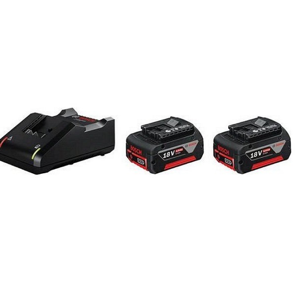 BOSCH Starter set 2 x baterija Bosch GBA 18V 4,0 Ah + punjač GAL 18V-40 (1600A019S0)