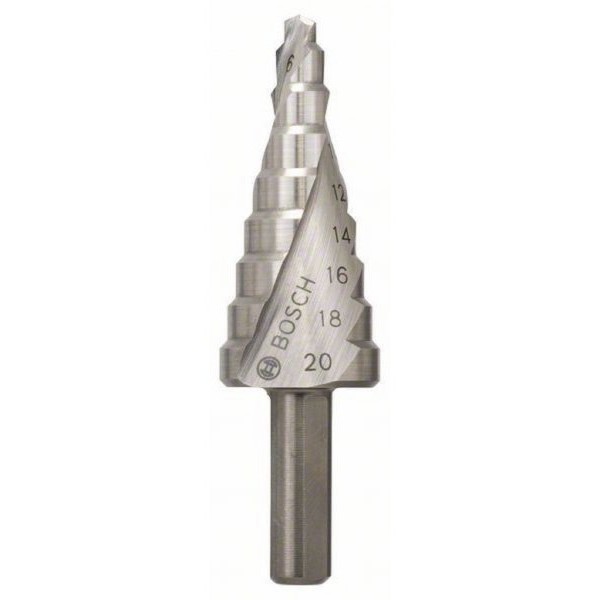 BOSCH Stepenasta burgija HSS 2608597519, 4 - 20 mm, 8,0 mm, 70,5 mm