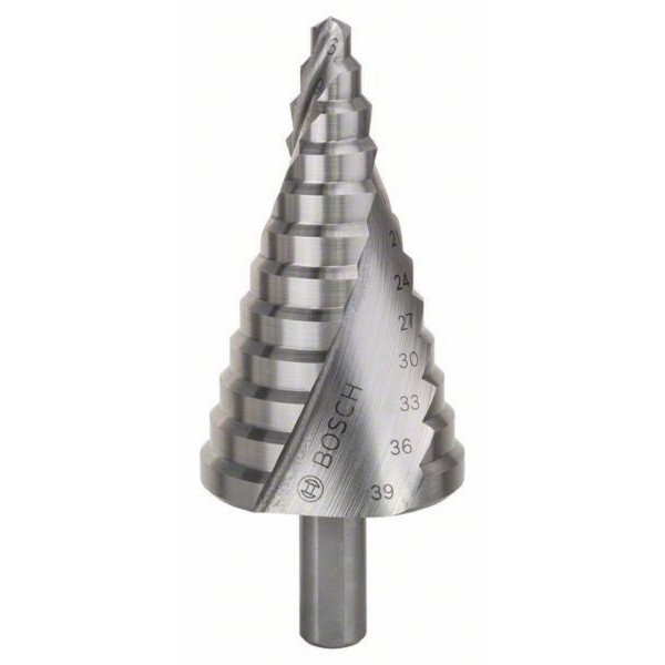 BOSCH Stepenasta burgija HSS 2608597521, 6 - 39 mm, 10,0 mm, 93,5 mm