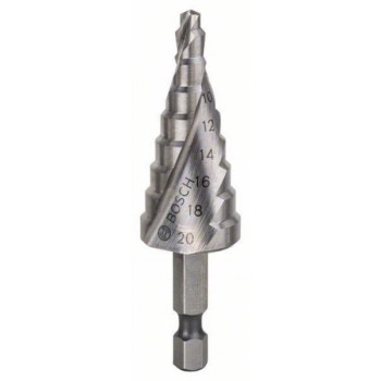 BOSCH Stepenasta burgija HSS  2608597524, 4 - 20 mm, 1/4'', 70,5 mm