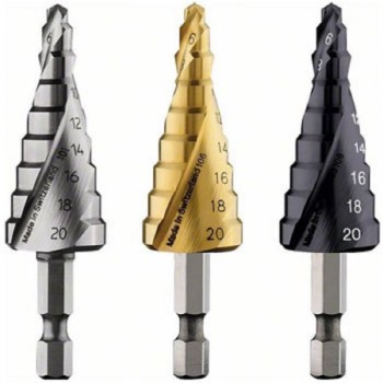 BOSCH Stepenasta HSS burgija,šestostrani prihvat 2608587433