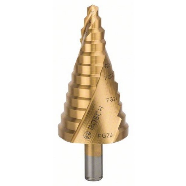 BOSCH Stepenaste burgije HSS-TiN 2608587431, 6 - 39 mm, 10,0 mm, 93,5 mm