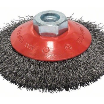 BOSCH Talasasta pljosnata četka 100, čelična 2608622057, 100 mm, 0,3 mm, M14