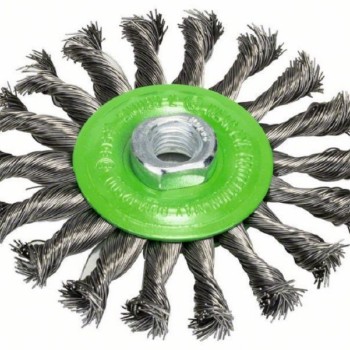 BOSCH Točak od pletene žice 115, nerđajući 2608622106, 115 mm, 0,5 mm, M14