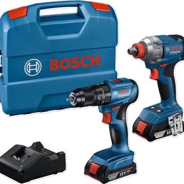 BOSCH Udarni odvrtač GDX 183-LI + GSB 185, 06019N2124