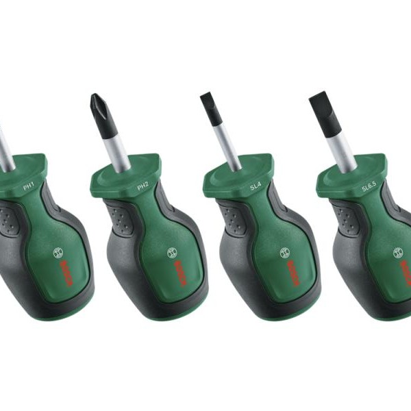 BOSCH Universal 4-delni set kratkih odvrtača, 1600A032UJ