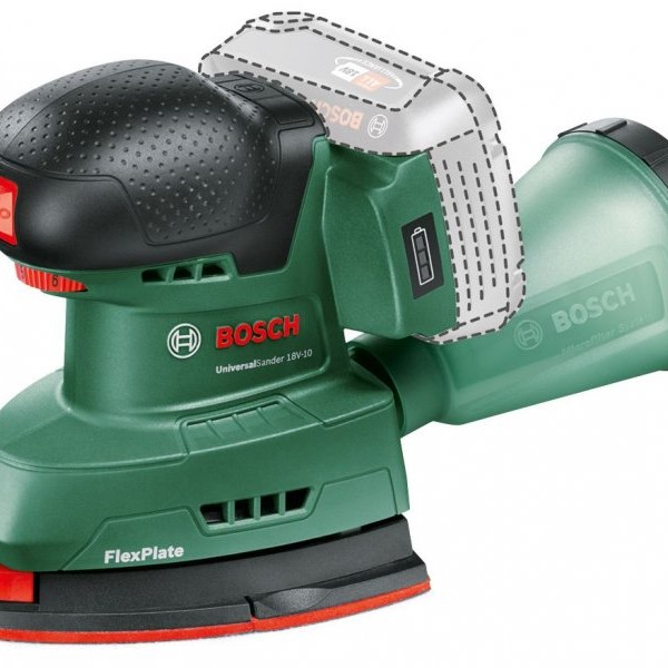 BOSCH UniversalSander Akumulatorska brusilica 18V-10 Solo, 06033E3100