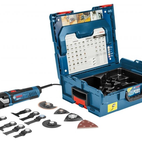 BOSCH Višenamenski alat – renovator GOP 30-28 + set alata + L-Boxx, 300W, 0601237000