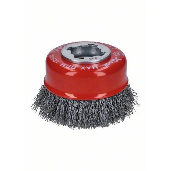BOSCH X-LOCK talasasta lončasta četka 75 čelik 2608620725, 75 mm, 0,3 mm, X-LOCK