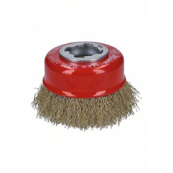 BOSCH X-LOCK talasasta lončasta četka 75 mesing 2608620730, 75 mm, 0,3 mm, X-LOCK