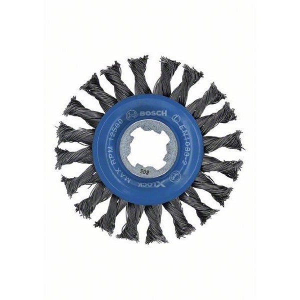BOSCH X-LOCK točak od talasaste žice 115, čelični 2608620731, 115 mm, 0,5 mm, 12 mm, X-LOCK
