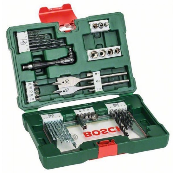 BOSCH zeleni alat 41-delni V-Line set bitova i burgija sa ugaonim zavrtačem 2607017316