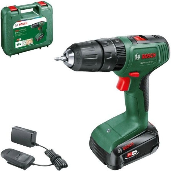 BOSCH zeleni alat Akumulatorska bušilica odvrtač EasyImpact 18V-38 06039D810E