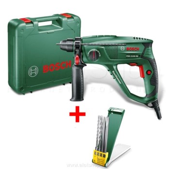 BOSCH zeleni alat Elektro-pneumatski čekić za bušenje PBH 2100 RE + 2 x burgija + 2 x dleto