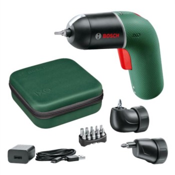 BOSCH zeleni alat IXO 7 Akumulatorski odvrtač sa 2 nastavka + 10-delni set bitova 06039E0021