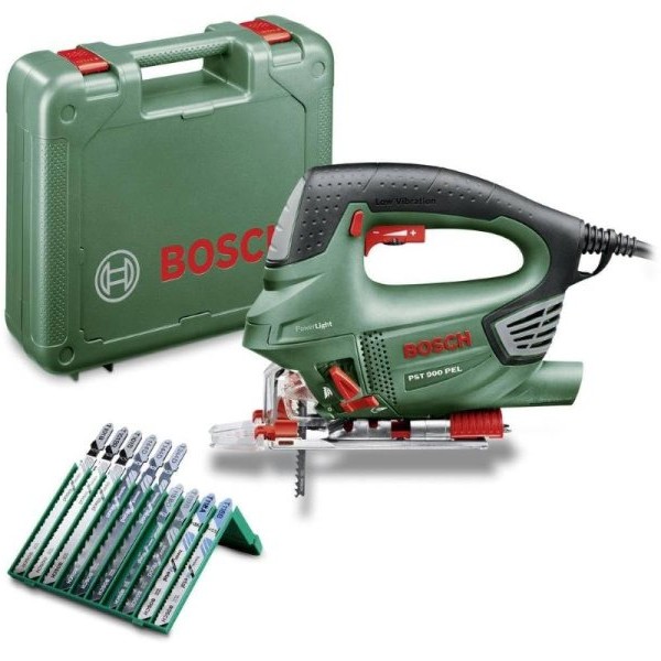 BOSCH zeleni alat PST 900 PEL Električna Ubodna testera + set testerica 06033A0201