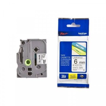 Brother TZe-211 crna na belo 6mm