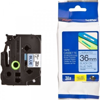 Brother TZE561 36mm crno/plavo