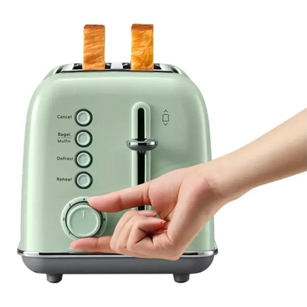 BUYDEEM Toster 2 Slice model DT620E color Cozy Greenish