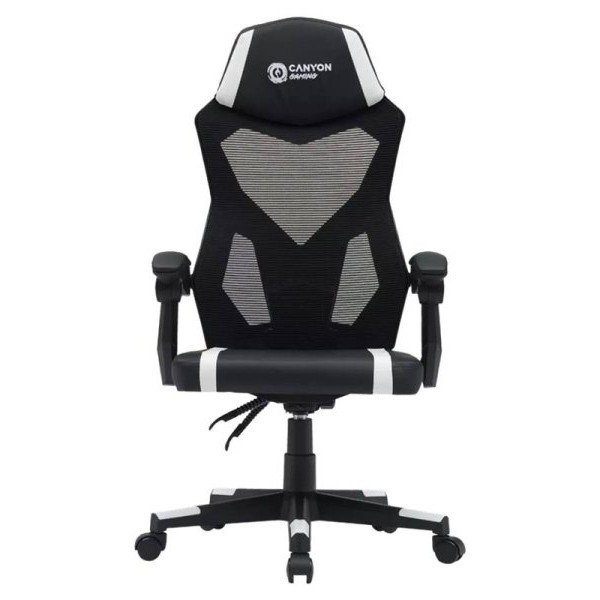 CANYON Gejmerska stolica Flow MCH01 Mesh Black/White