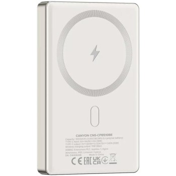 CANYON OnPower 510 slim Magnetic PowerBank baterija-punjač 10000 mAh Bež (CNS-CPB510BE)