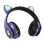 CAT Ear Bluetooth slušalice ljubičaste