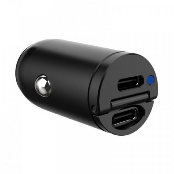 CELLY AUTO PUNJAČ 30W 2TYPE C