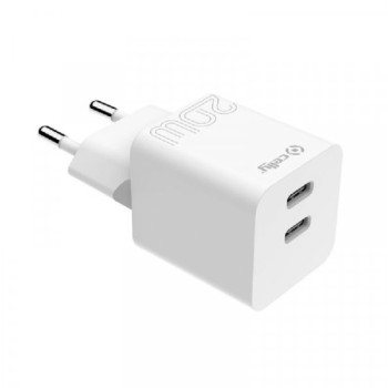 CELLY Glava punjača sa 2 USB-C ulaza od 20W