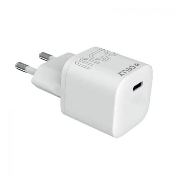 CELLY Kućni punjač od 25W dizajniran za Samsung (UCTC1USBC25WWH )