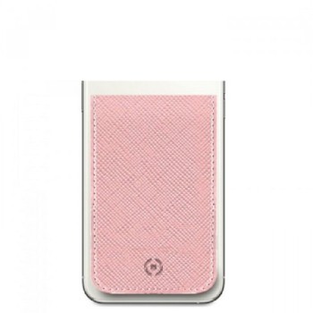CELLY Magnetni držač za kartice  PINK  (175014)