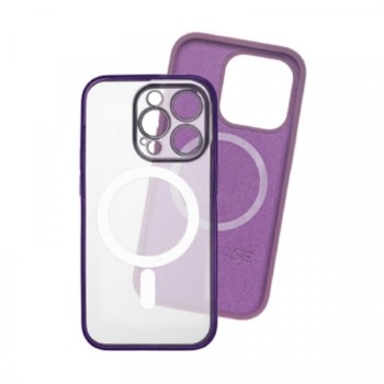 CELLY SILINKON FUTROLA 2IN1 MAGNETIC 14 PRO LJUBIČASTA