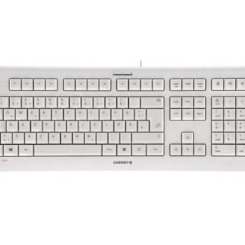 CHERRY KC-1000 tastatura, USB, bela