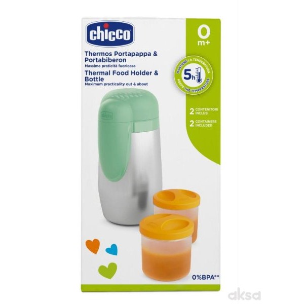 CHICCO CHICCO 2U1 TERMOS ZA HRANU I PIĆE