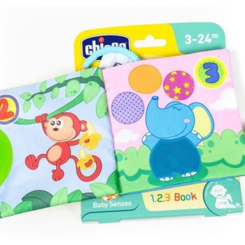 CHICCO Mekana knjiga 1-2-3
