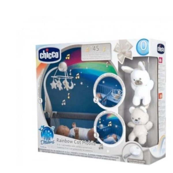 CHICCO MUZIČKA VRTEŠKA SA DUGOM, BEŽ