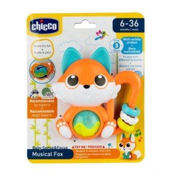 CHICCO Svetleća zvečka sa likom lisice