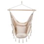 CHOMIK Hammock ljuljaška - Brazilska viseća stolica Boho bež HAM3316