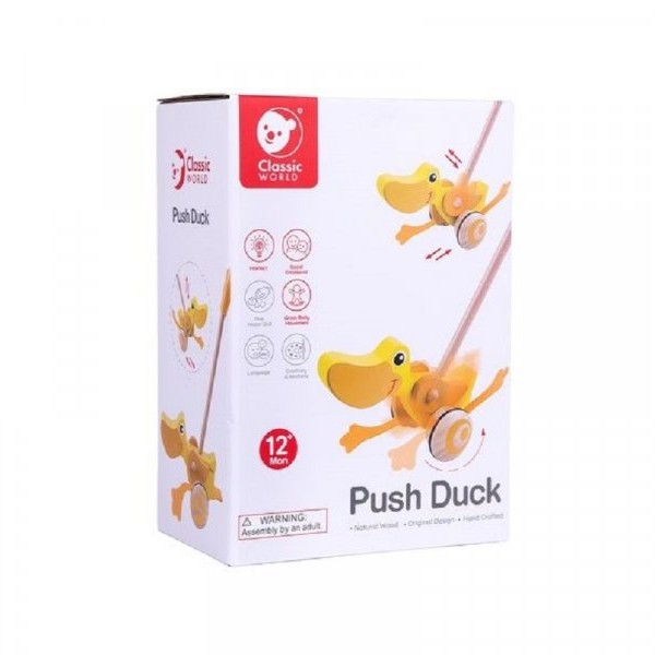 CLASSIC WORLD Drvena guralica Patka