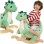 CLASSIC WORLD Drvena njihalica Dinosaurus