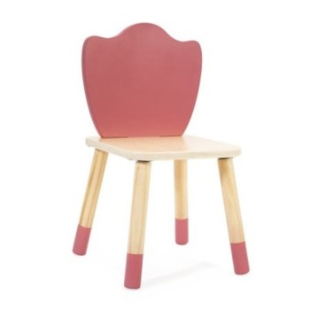 CLASSIC WORLD Drvena stolica Roze