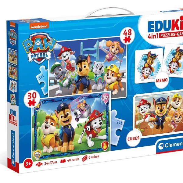 CLEMENTONI CLEMENTONI EDUKATIVNI SET 4IN1 PAW PATROL