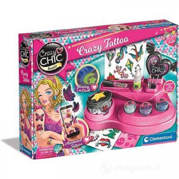 CLEMENTONI Crazy chic crazy tatoo set (CL18733)