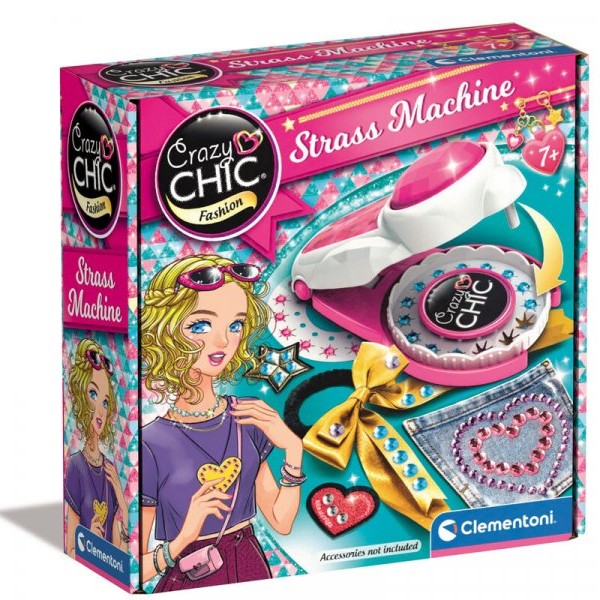 CLEMENTONI Crazy Chic Strass Mašina SET