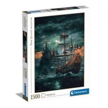 CLEMENTONI PUZZLE 1500 THE PIRATES SHIP