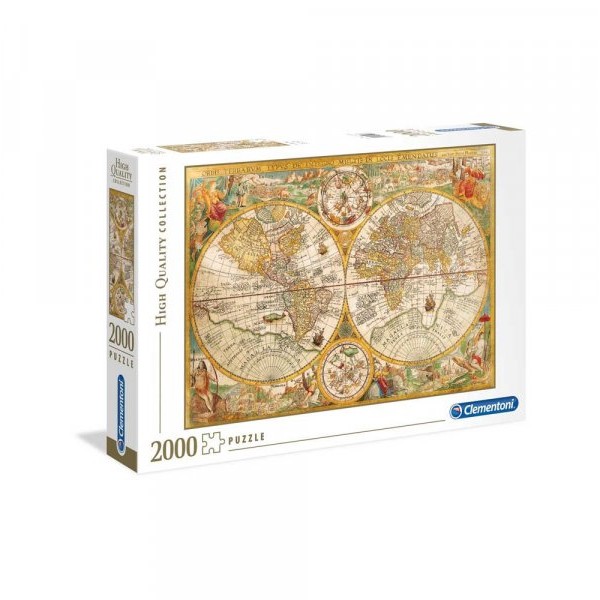 CLEMENTONI PUZZLE 2000 HQC ANCIENT MAP