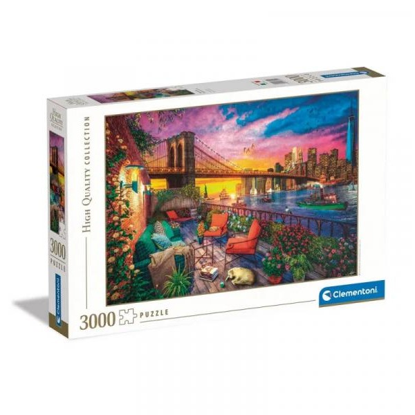 CLEMENTONI Puzzle 3000 HQC Manhattan balcony